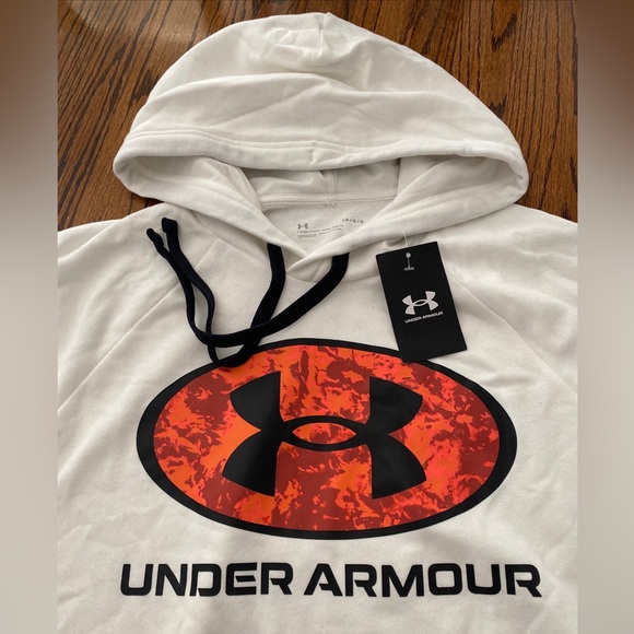 Under Armour Men's Rival Fleece Cloud Fill Loose Fit Hoodie Size Large NWT - Picture 2 of 9